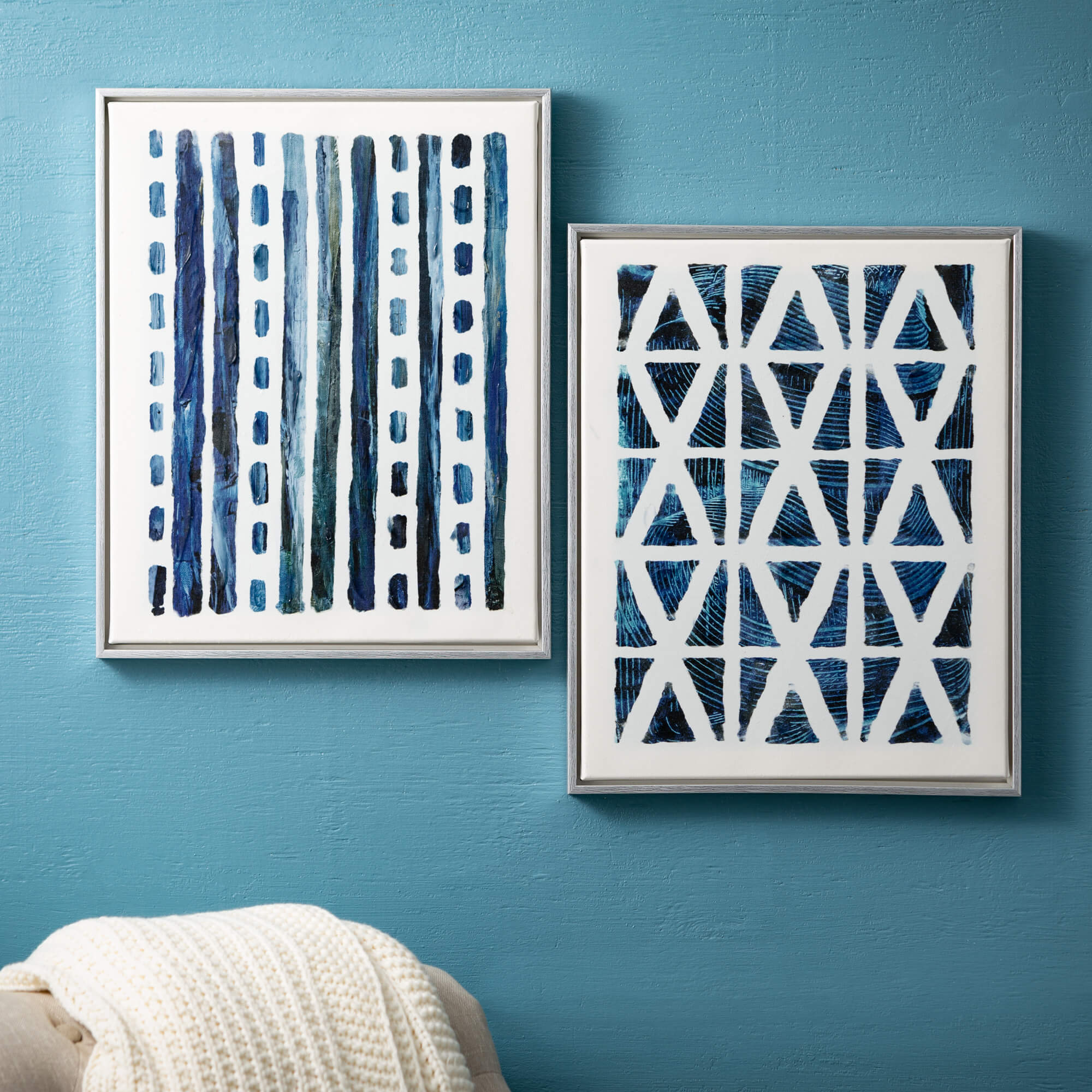 Abstract Framed Wall Art Duo Elevate Home Decor - Wall Decor