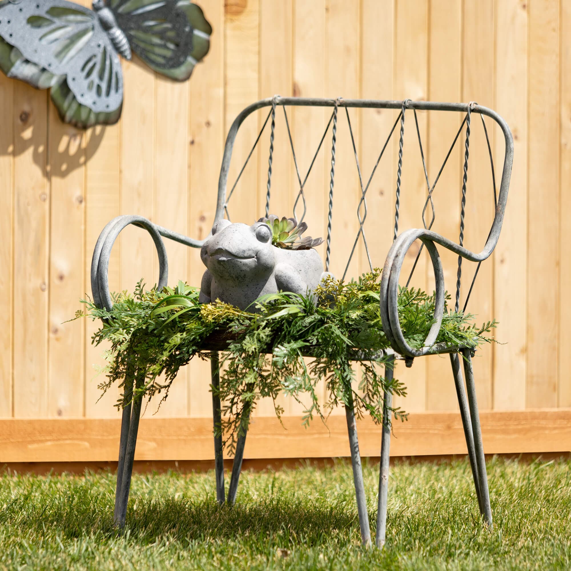 Charcoal Frog Planter Elevate Home Decor - Outdoors