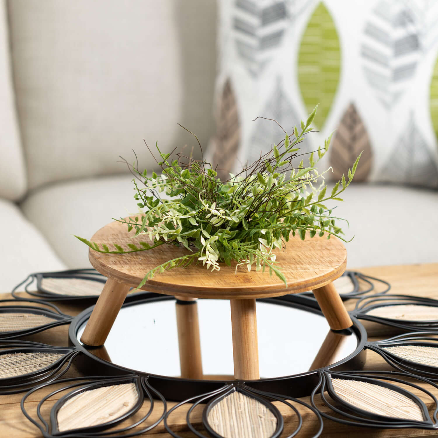 Graduating Sized Wooden Risers Elevate Home Decor - Trays
