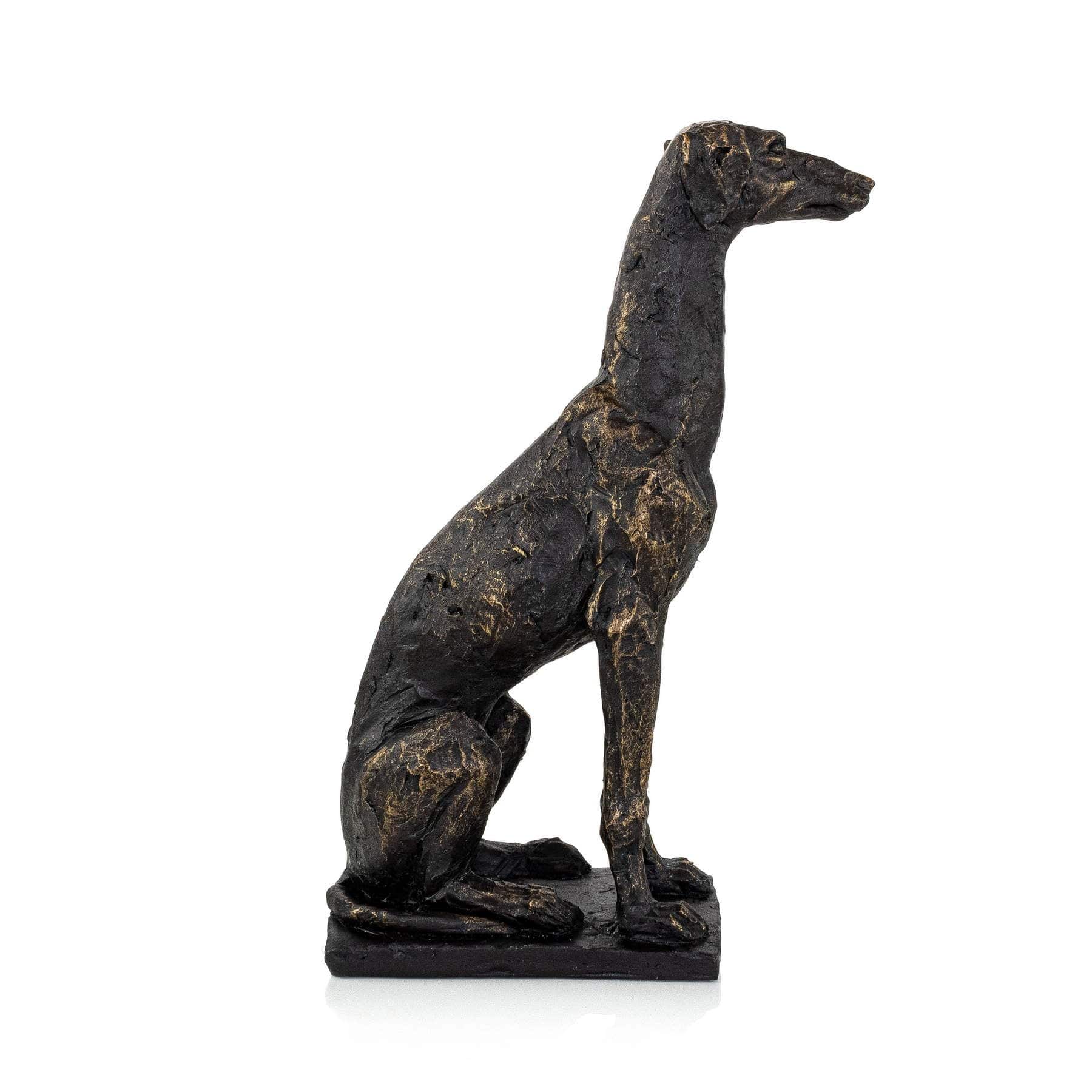 Greyhound Textured & Tall Dog Sculpture Elevate Home Decor - Sculptures & Statues