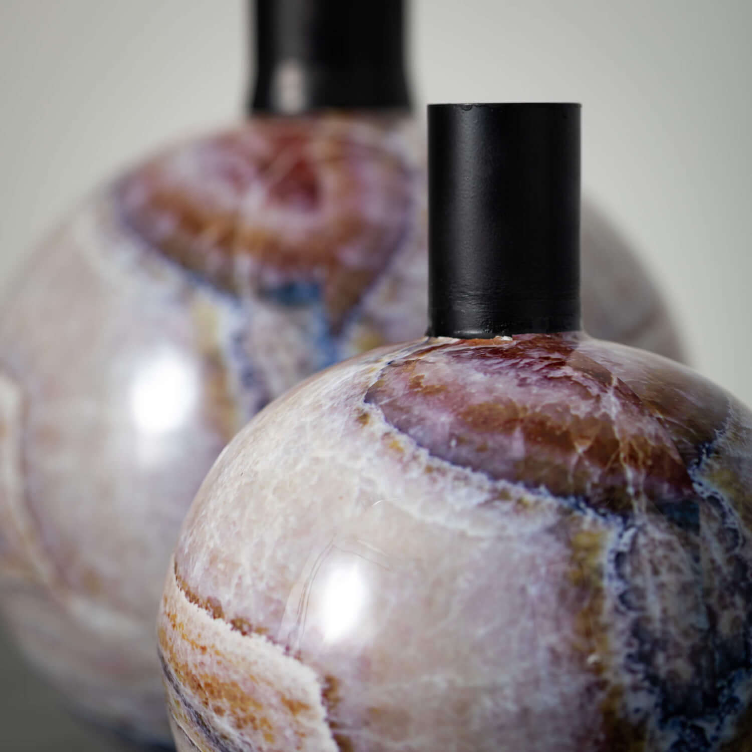 Marbleized Deco Vases by Elevate Home Decor - Vases