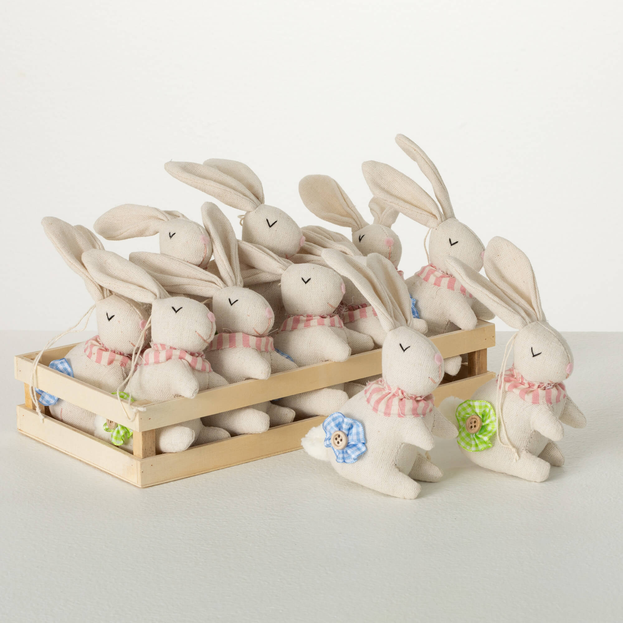 Mini Bunny Figurines Elevate Home Decor - Figurines
