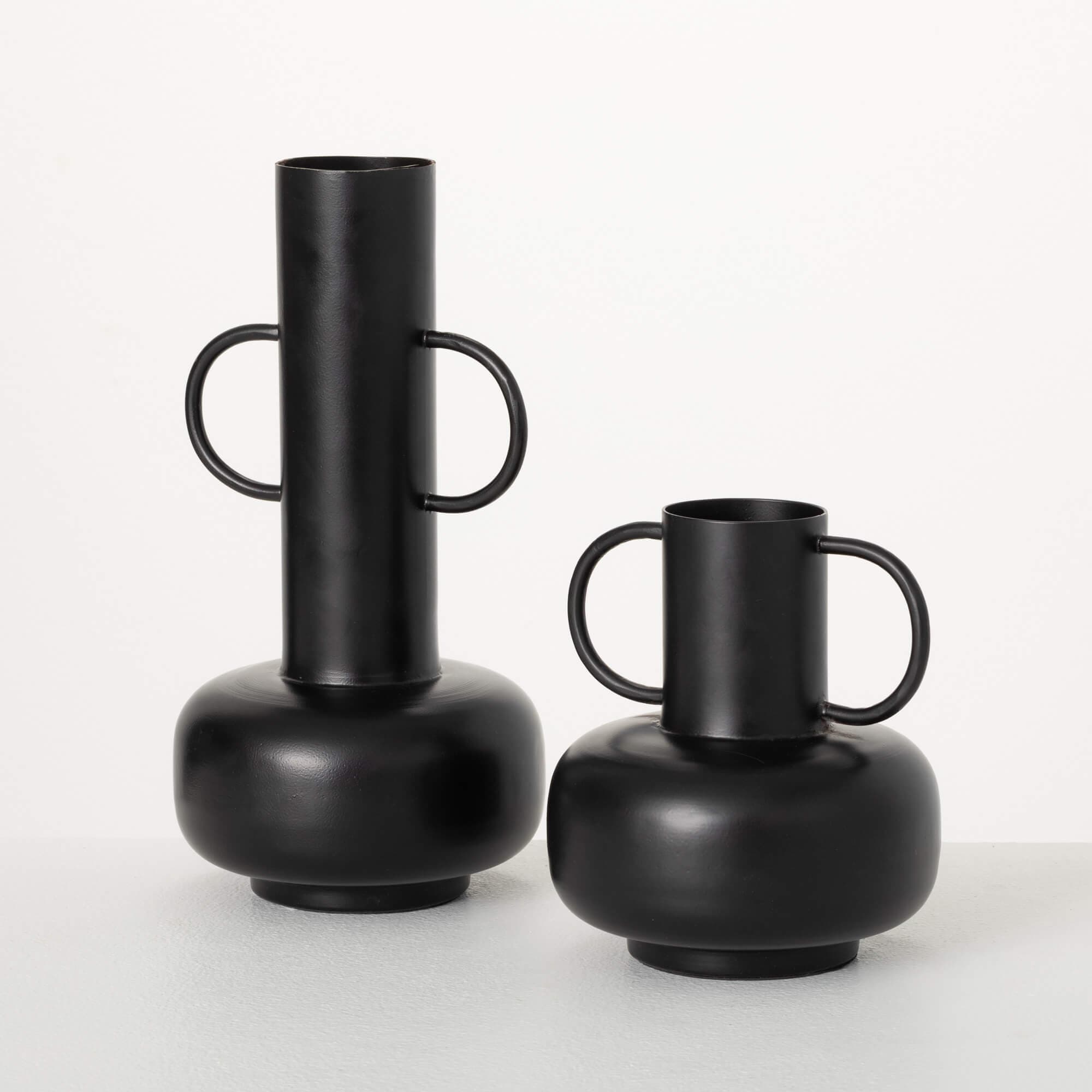 Modern Jug Black Vases Elevate Home Decor - Vases