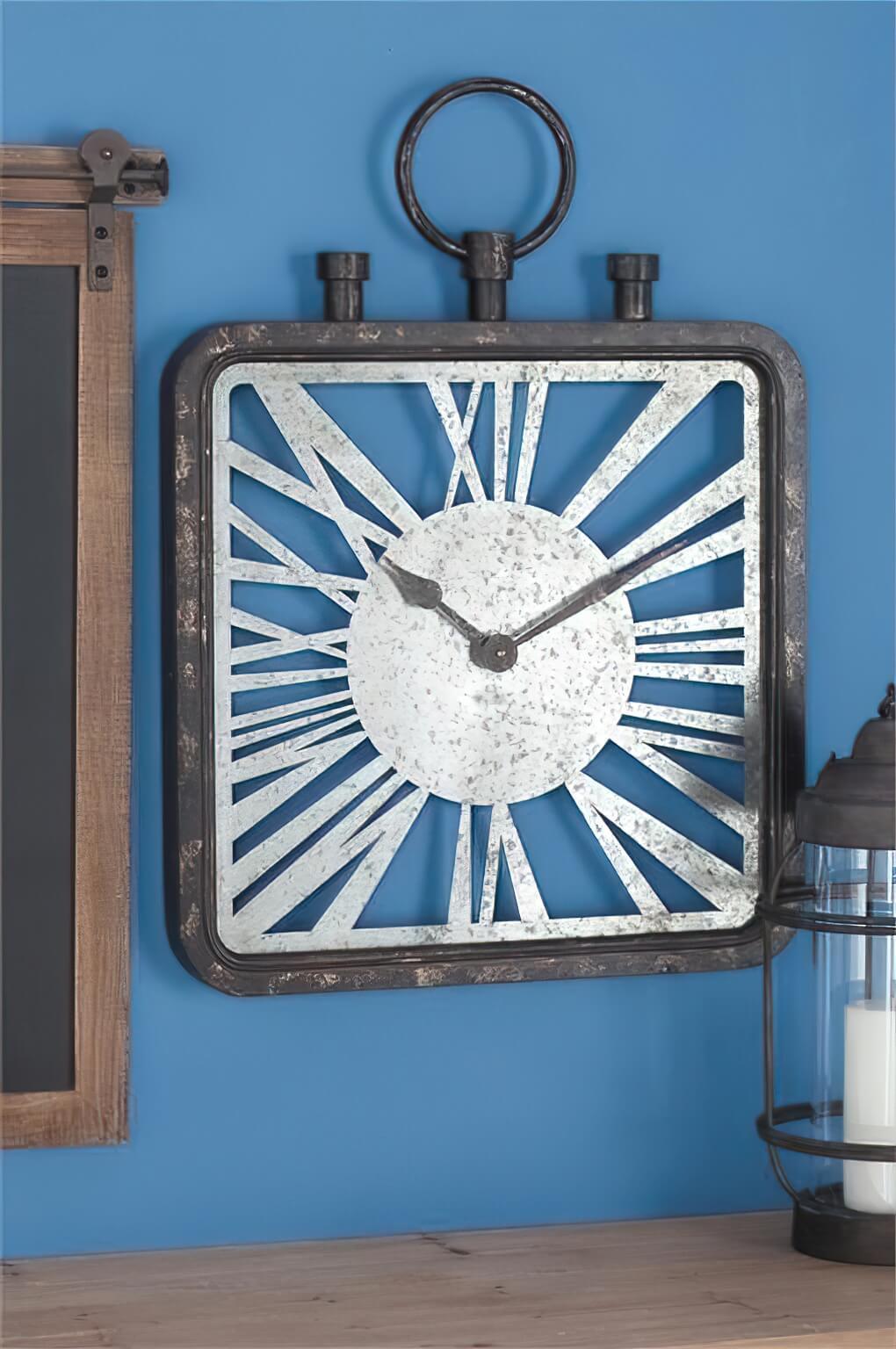 Pocket Watch Shaped Oversized Wall Clock Elevate Home Decor - Wall Clocks