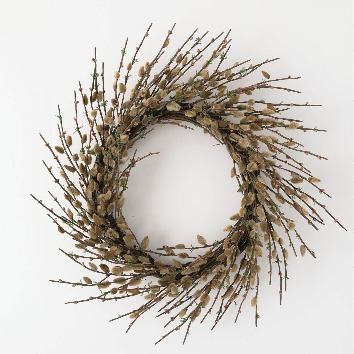 Pussywillow Wreath Elevate Home Decor - Wall Decor