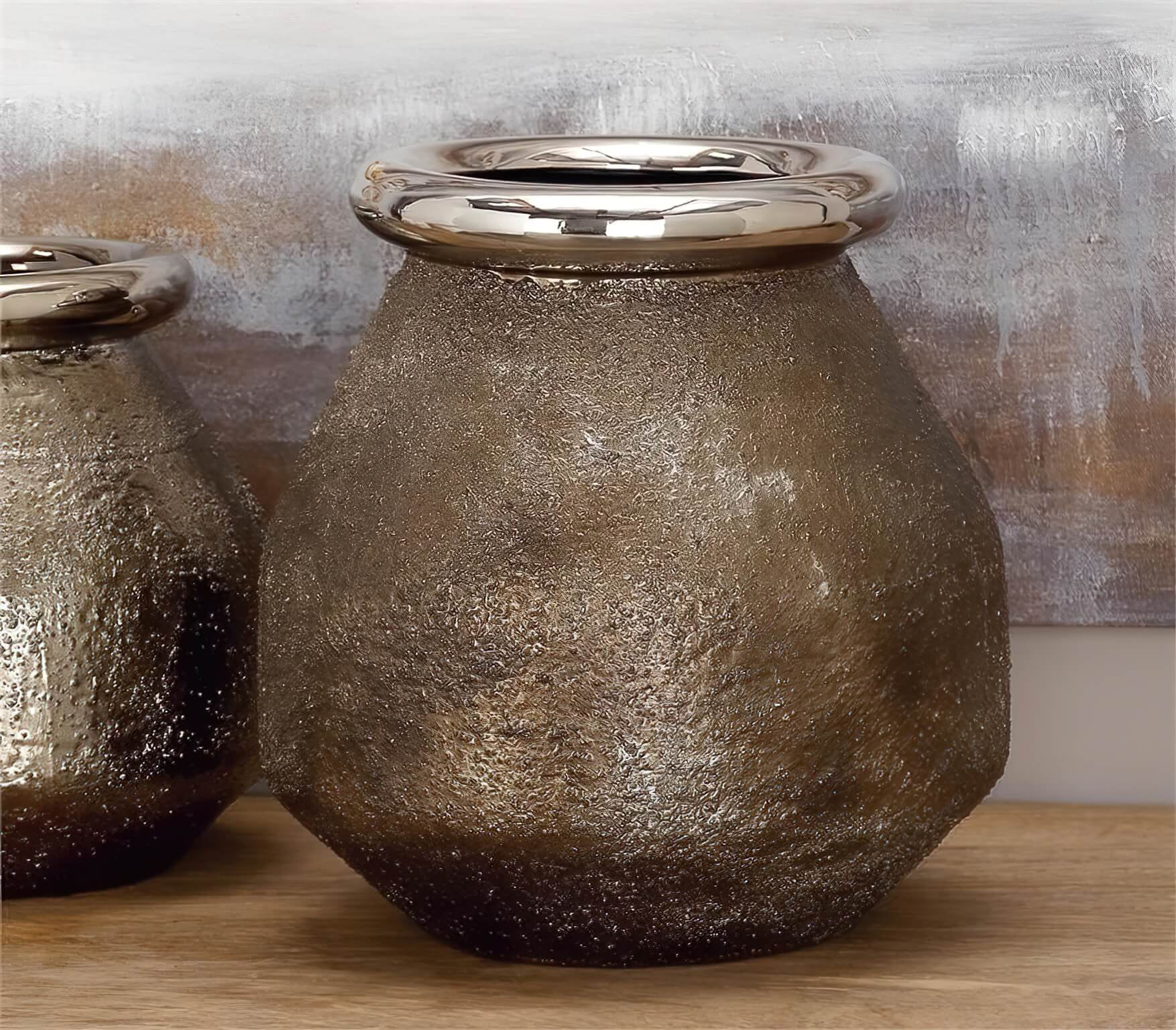 Textured Ceramic Bud Vase Elevate Home Decor - Vases