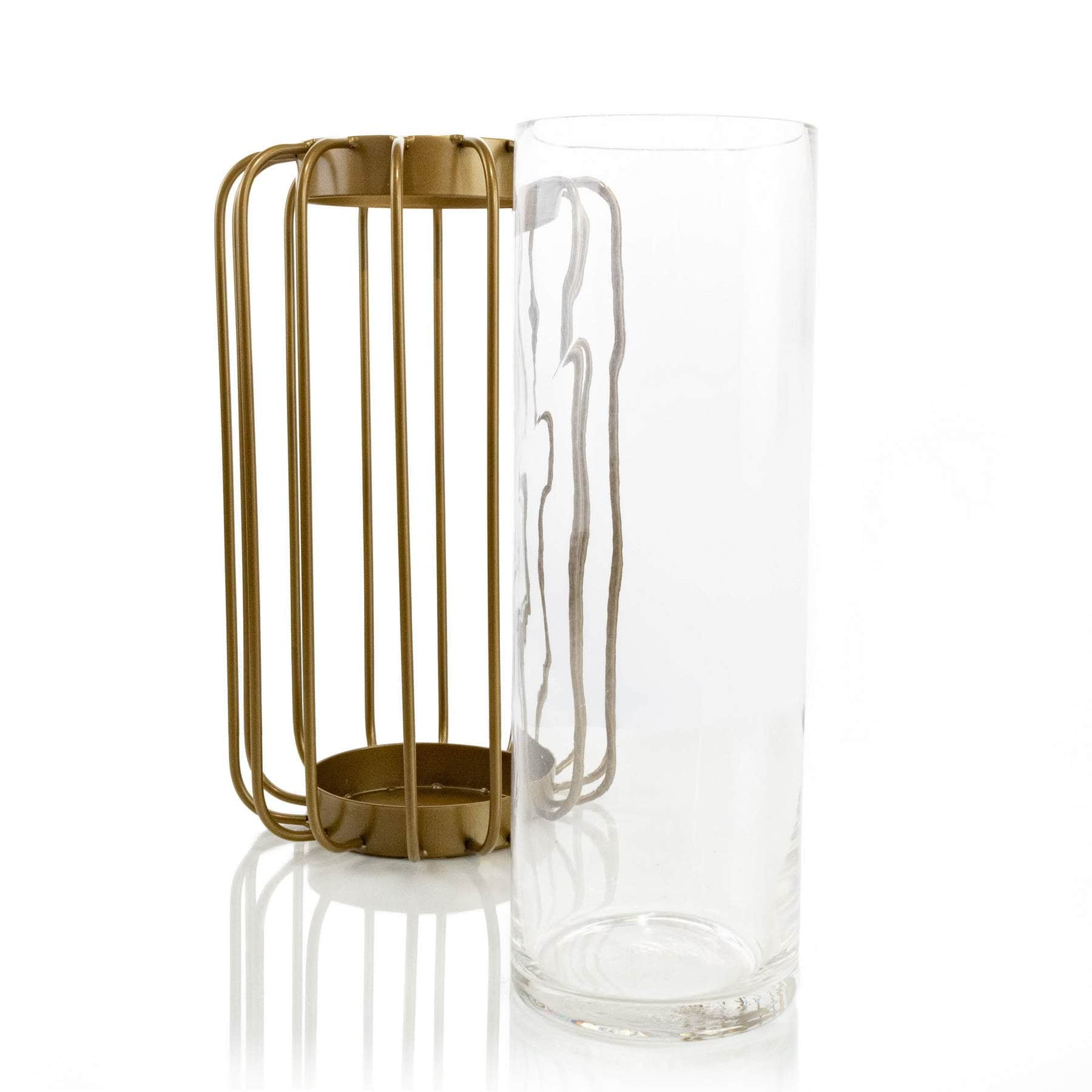 Transparent Glass Cylinder Vase Elevate Home Decor - Vases
