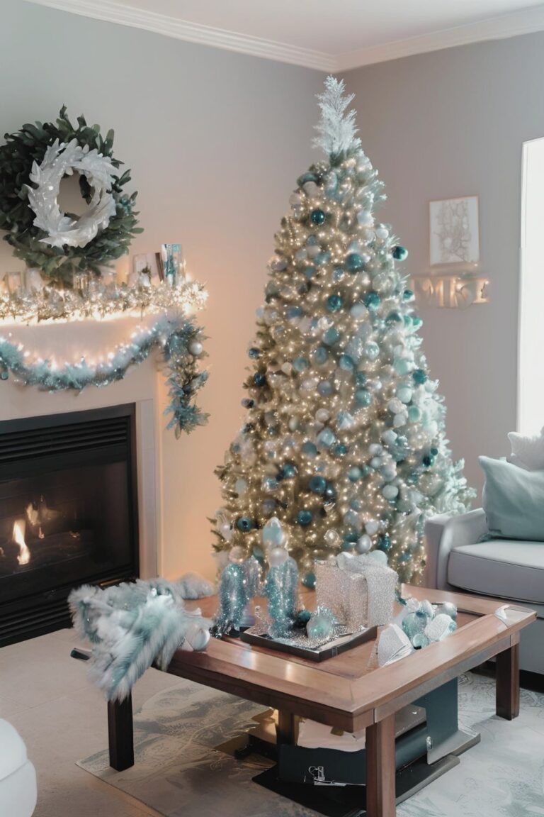 Blue and Silver Christmas Tree: Achieving Elegance and Sparkle
