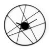 24" Oversized Black Wall Clock Elevate Home Decor - Wall Clocks
