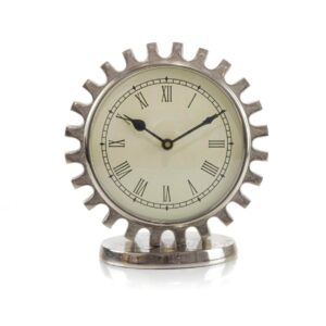 Aluminum Gear Table Clock Elevate Home Decor - Desk & Shelf Clocks