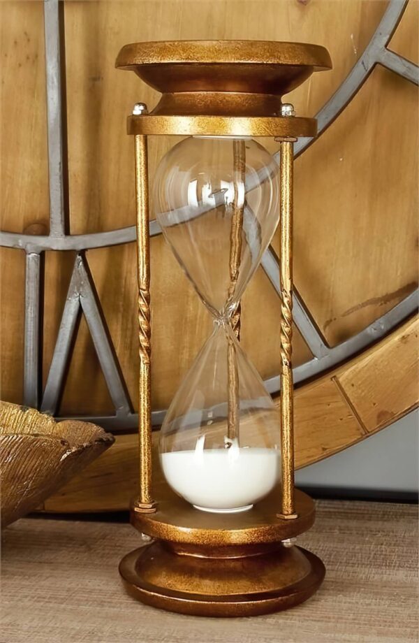 bronze metal hourglass 60 minutes hourglasses from elevate home decor 0758647581603 30036013908038
