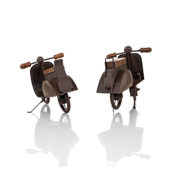 brown metal scooters sculptures statues from elevate home decor 0758647796410 30036010270790