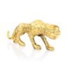 Gold Jaguar Animal Sculpture Elevate Home Decor - Sculptures & Statues