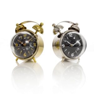 Gold & Silver Metallic Table Clocks Elevate Home Decor - Desk & Shelf Clocks