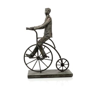 Man on the bike figurine