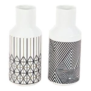 Ceramic White Vases Elevate Home Decor - Vases