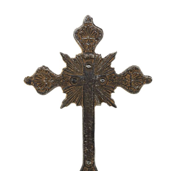 Metal cross in bronze