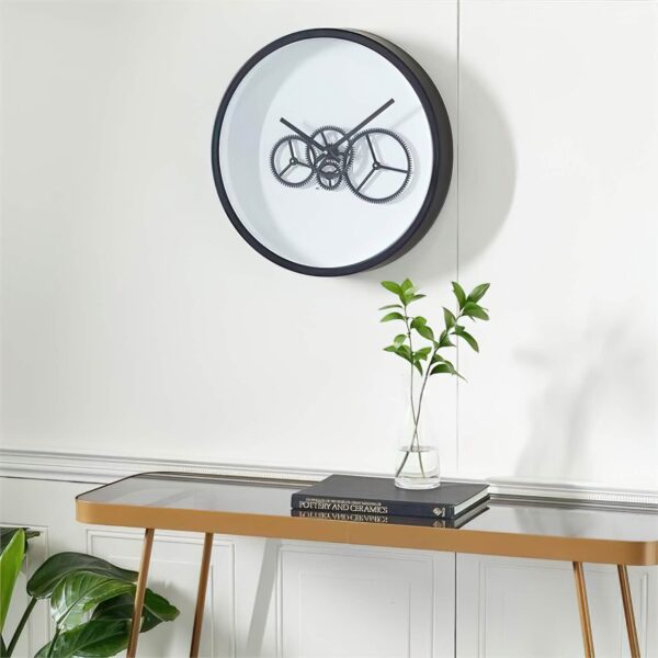 working gears white wall clock wall clocks from elevate home decor 0758647675319 30035961184326