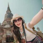 Selfie of a woman