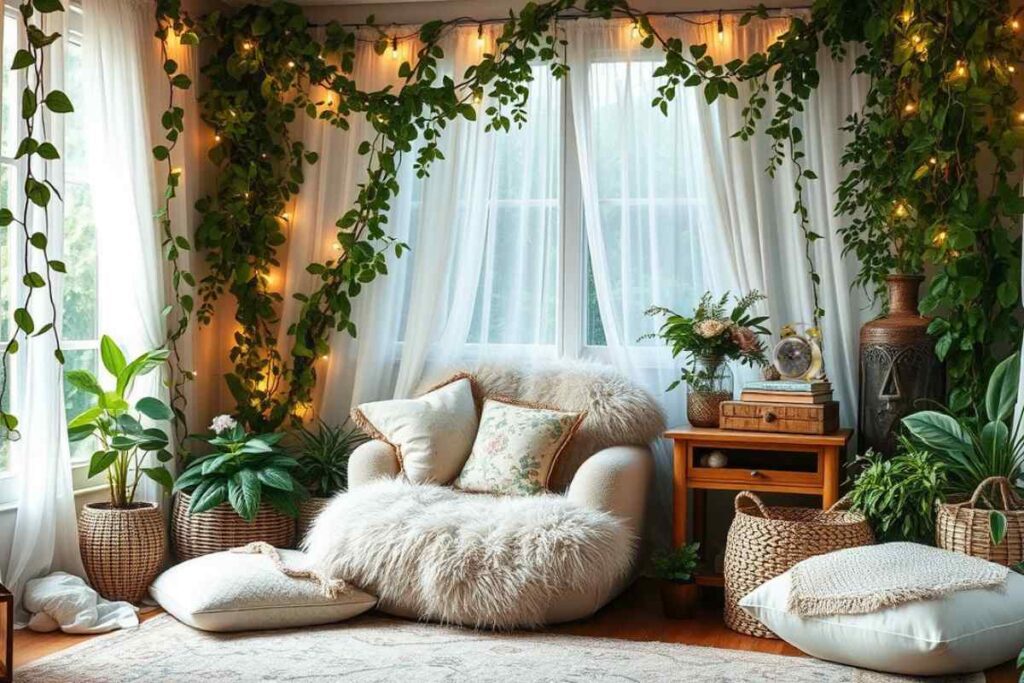 Fairy aesthetic reading nooks