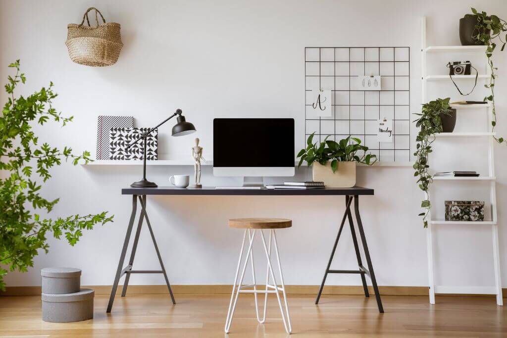 Minimal home office design