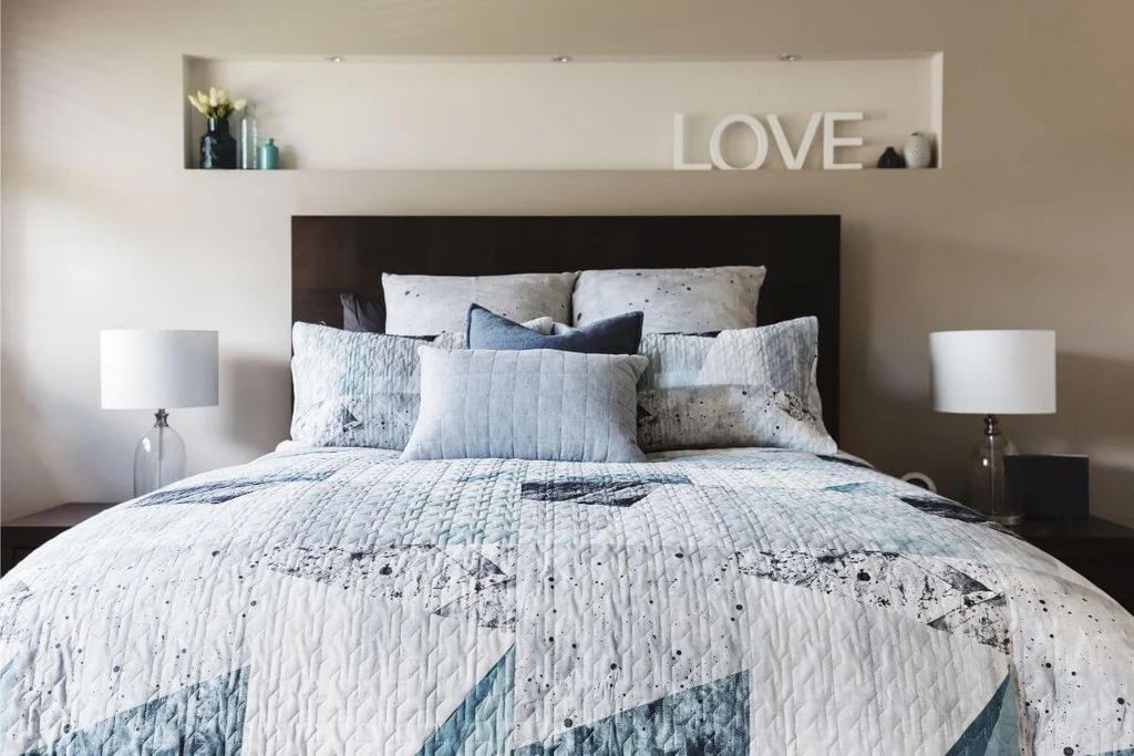 Bed as a focal point of the bedroom