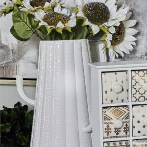 Cactus White Vase - 3 Branches Elevate Home Decor - Vases