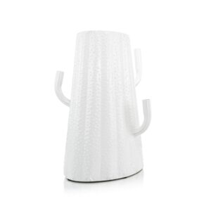 Cactus White Vase - 3 Branches Elevate Home Decor - Vases