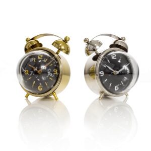 Gold & Silver Metallic Table Clocks Elevate Home Decor - Desk & Shelf Clocks
