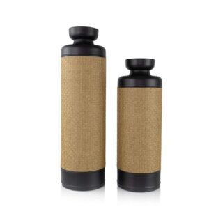 Set of two floor vases
