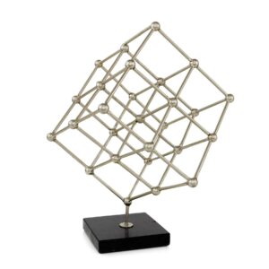 Metal cube figurine