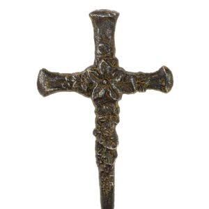 textured metal crosses sculptures statues0